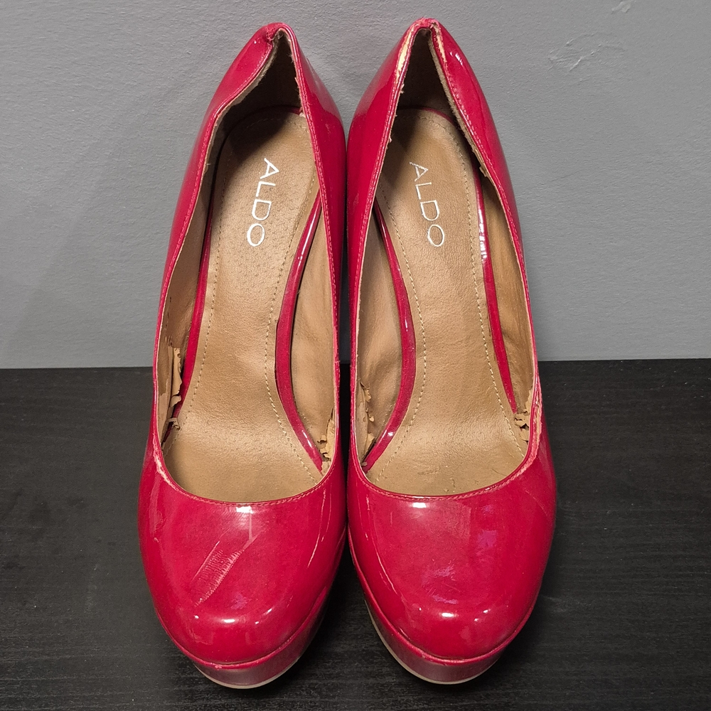 Aldo Women's Vibrant Red Heels